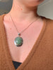 Green Aventurine Medea Pendant - Oval - Jewels & Gems