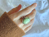 Lemon Chrysoprase Naevia Ring - Oval - Jewels & Gems