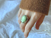 Lemon Chrysoprase Naevia Ring - Oval - Jewels & Gems