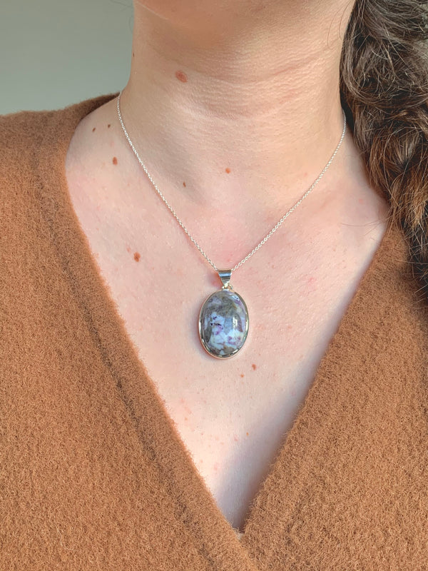 Tiffany Stone Naevia Pendant - Small Oval - Jewels & Gems