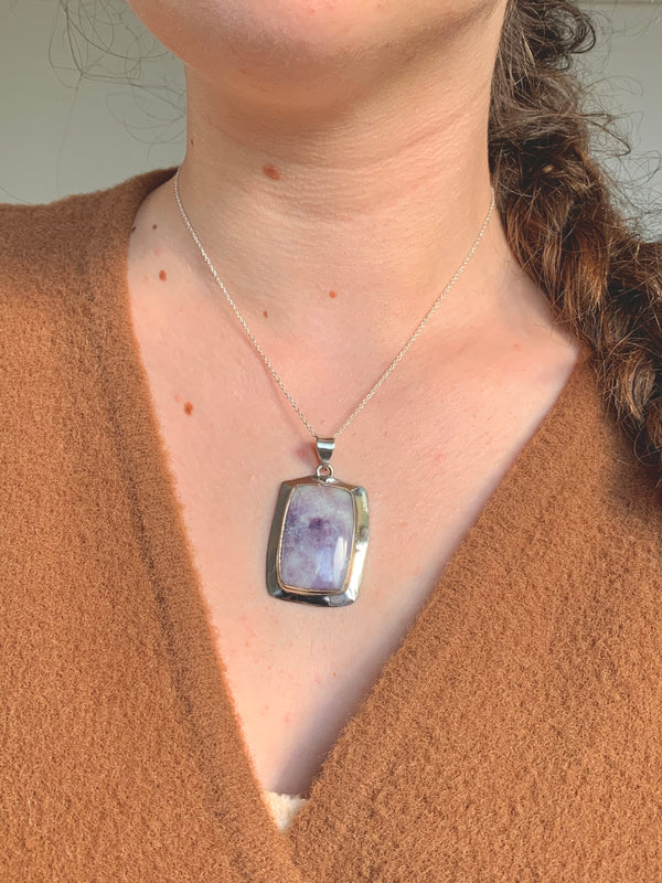 Tiffany Stone Medea Pendant - Long Rectangle - Jewels & Gems