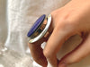 Lapis Lazuli Medea Ring - XXLarge Oval (US 8.5) - Jewels & Gems