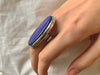 Lapis Lazuli Naevia Ring - XLarge Oval (US 8.5) - Jewels & Gems