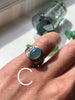 Chalcedony Chunky Band Rings - Jewels & Gems