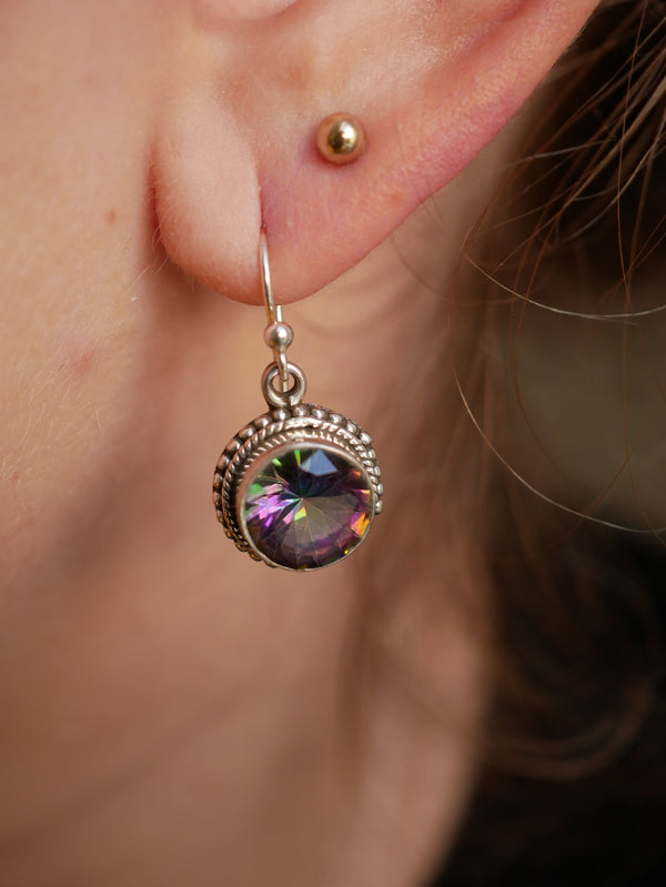 Mystic Topaz Gala Earrings - Round - Jewels & Gems