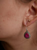 Semi-precious Ruby Xenia Earrings - Jewels & Gems