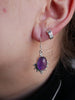 Amethyst Lux Earrings - Jewels & Gems