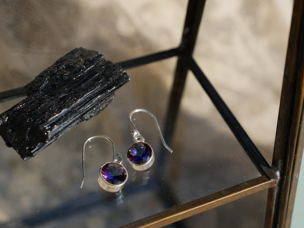 Mystic Topaz Akoni Earrings - Small Round - Jewels & Gems