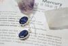 Semi-precious Sapphire Ari Earrings Oval - Jewels & Gems