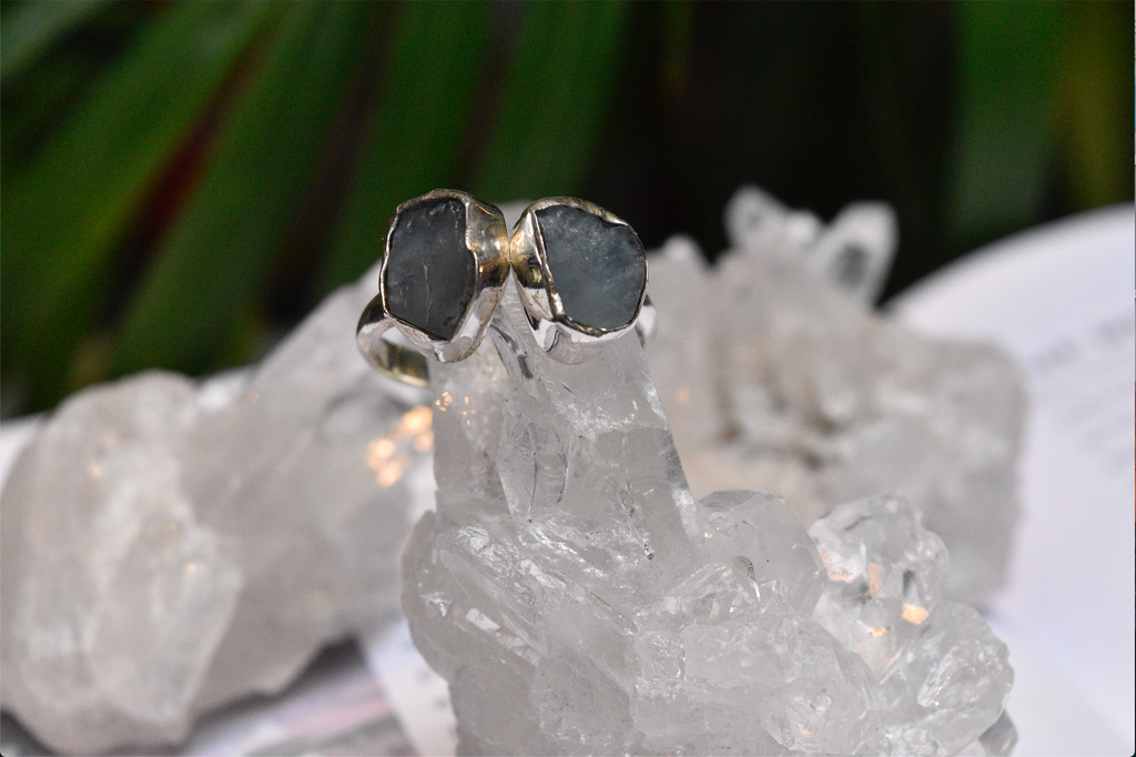 Aquamarine Reva Ring (US 9) - Jewels & Gems