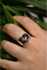 Mystic Topaz Signet Ring (US 8) - Jewels & Gems
