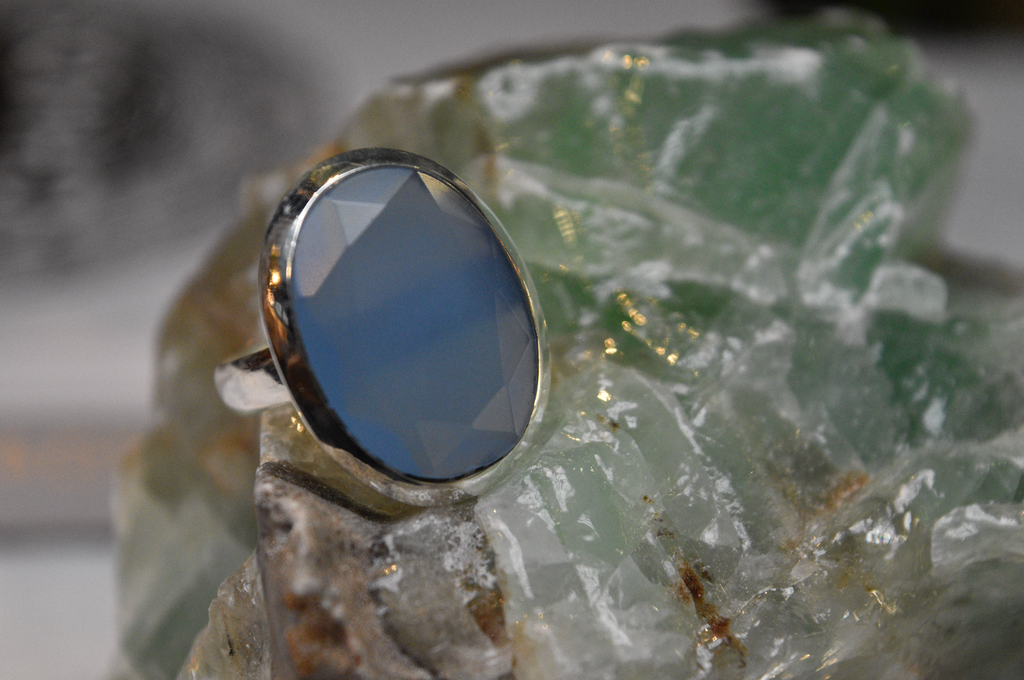 Chalcedony Adora Ring Oval - Jewels & Gems