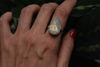 Raw Moonstone Akoni Ring - Large Drop - Jewels & Gems