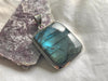 Labradorite Naevia Pendant - Large Square - Jewels & Gems