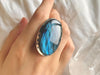 Labradorite Adjustable Naevia Ring - XLarge Oval - Jewels & Gems
