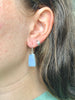 Blue Lace Agate Akoni Earrings - Bell - Jewels & Gems