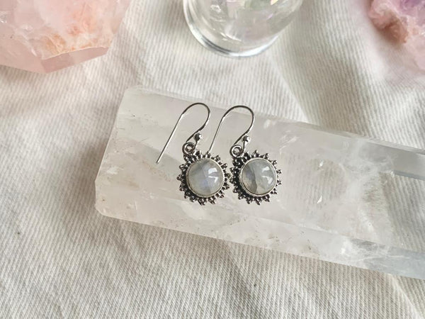 Moonstone Sole Earrings - Jewels & Gems