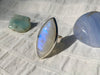 Moonstone Adjustable Ring - Long Marquise - Jewels & Gems