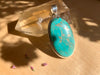Tibetan Turquoise Naevia Pendant - XLong Oval - Jewels & Gems