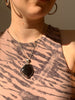 Bi-Color Tourmaline Naevia Pendant - Large Freeform - Jewels & Gems