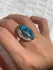 Blue Apatite Ansley Ring - Oval (US 7 & 8) - Jewels & Gems