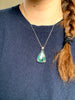 Blue Apatite Naevia Pendant - Triangle - Jewels & Gems