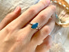Labradorite / Tiger’s Eye / Blue Chalcedony Meira Ring - Jewels & Gems