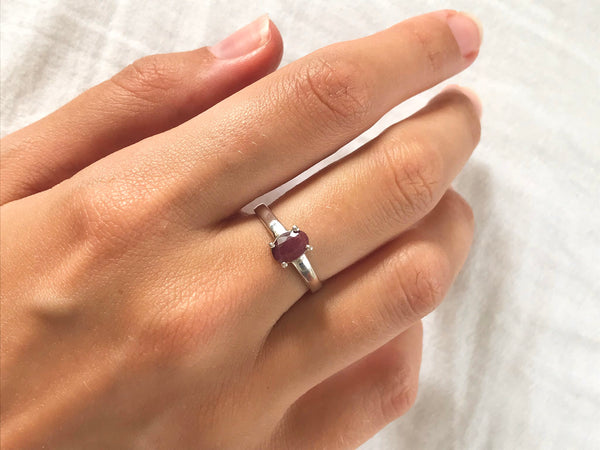 Ruby Sanaa Ring - XSmall Oval (US 6) - Jewels & Gems