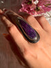 Sugilite Dinah Ring - XLong Skinny Teardrop (US 9) - Jewels & Gems