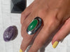 Nephrite Jade Dinah Ring - Long Oval (US 7) - Jewels & Gems