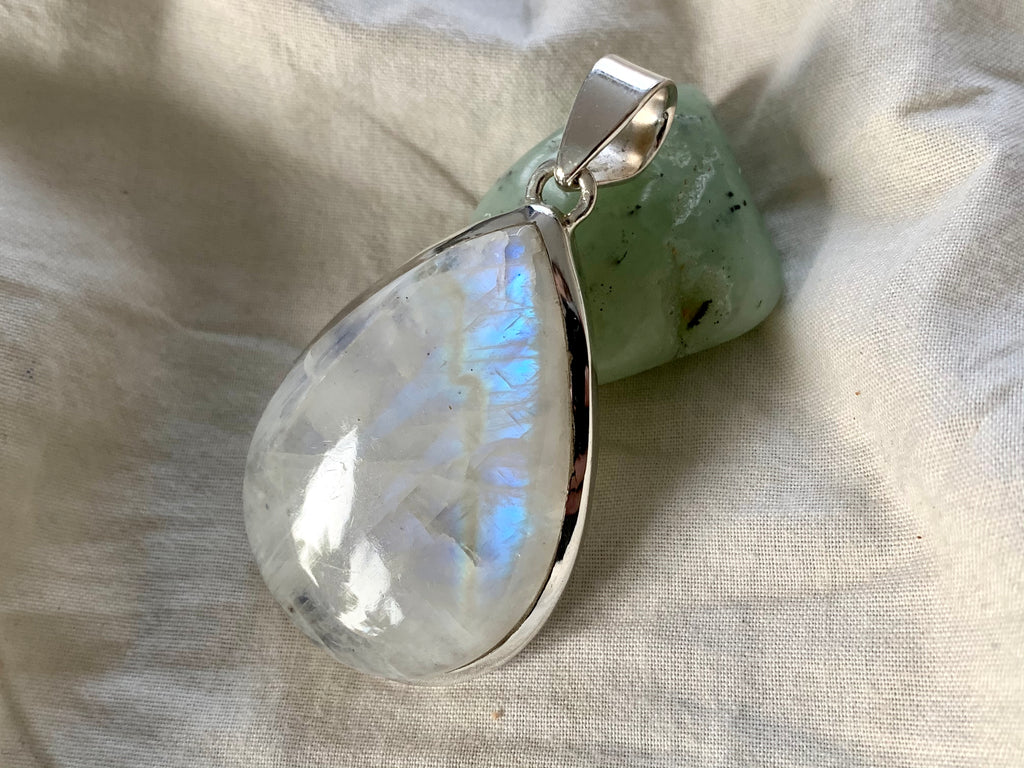 Moonstone Naevia Pendant - XLarge Teardrop - Jewels & Gems
