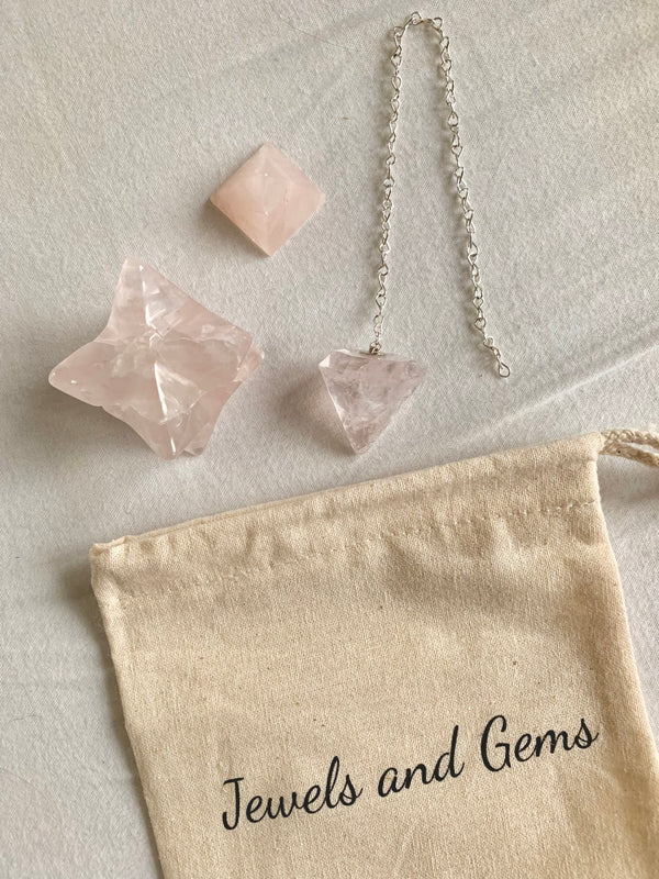 The Rose Quartz Geometry Kit - Jewels & Gems