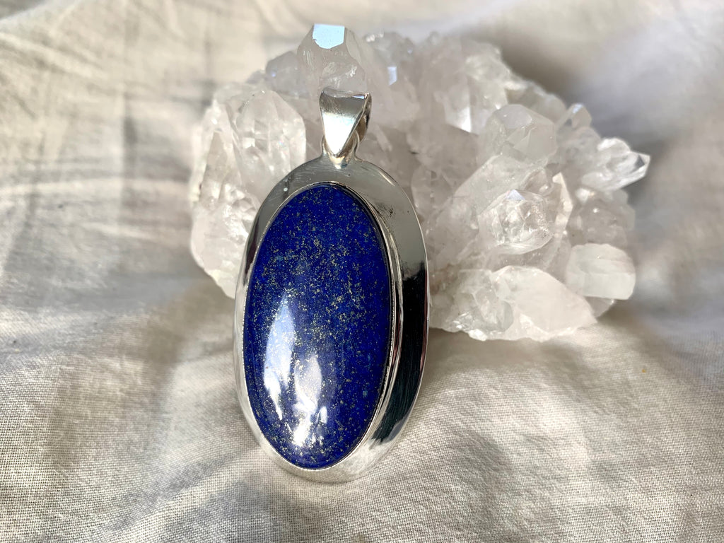 Lapis Lazuli Medea Pendant - XLarge Oval (One of a kind) - Jewels & Gems