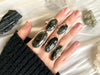 Seraphinite Naevia Rings - Long Oval - Jewels & Gems