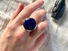 Lapis Lazuli Naevia Ring - Round - US 6.5 (One of a kind) - Jewels & Gems