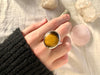 Tiger’s Eye Adjustable Ring - Asymmetric Oval (One of a kind) - Jewels & Gems