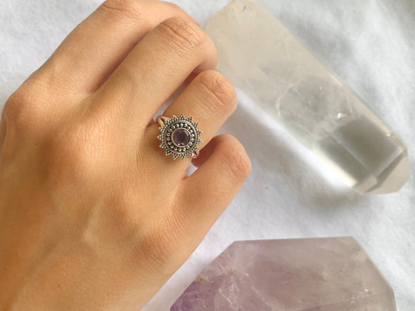 Amethyst Evanora Ring - Jewels & Gems