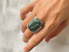Seraphinite Ansley Ring - Large Rectangle - Jewels & Gems