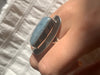 Aquamarine Dinah Ring - Rectangle (US 8) - Jewels & Gems