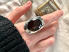 Smoky Quartz Medea Ring - Large Oval (US 8.5) - Jewels & Gems