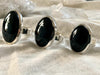 Onyx Adjustable Naevia Rings - Oval - Jewels & Gems