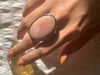 Pink Opal Naevia Ring - Large Oval (US 8 & 9) - Jewels & Gems