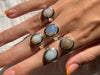 Ethiopian Welo Opal Ansley Ring - Medium Oval - Jewels & Gems