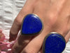 Lapis Lazuli Brea Ring - XLarge Drop (US 8.5 & 7.5) - Jewels & Gems