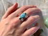 Larimar Medea Ring - Small Oval - US 8 (One of a kind) - Jewels & Gems