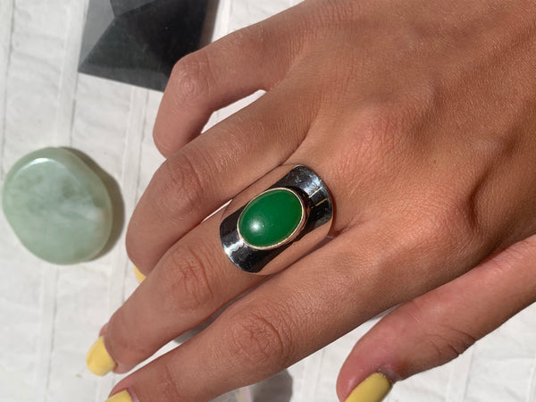 Nephrite Jade Medea Ring - Jewels & Gems