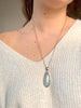 Aquamarine Naevia Pendant - Long Drop - Jewels & Gems