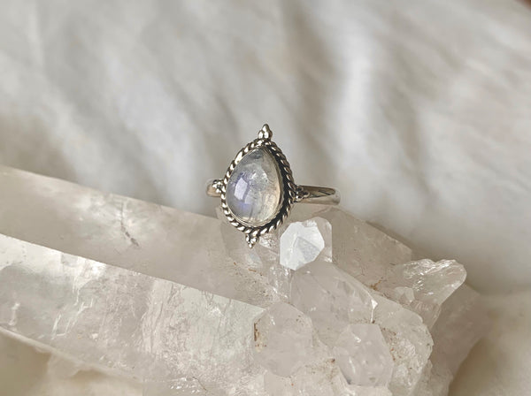 Moonstone Tiana Ring - Jewels & Gems