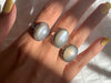 White Moonstone Naevia Ring - Oval Mix - Jewels & Gems