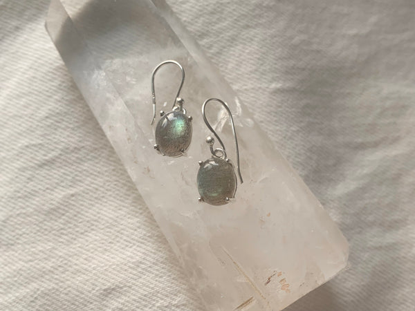Labradorite Sanaa Earrings - Jewels & Gems